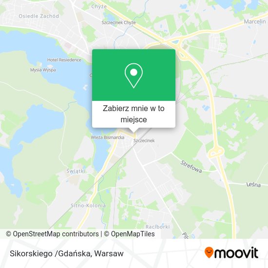 Mapa Sikorskiego /Gdańska