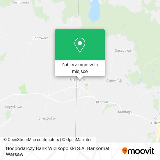 Mapa Gospodarczy Bank Wielkopolski S.A. Bankomat