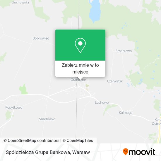 Mapa Spółdzielcza Grupa Bankowa