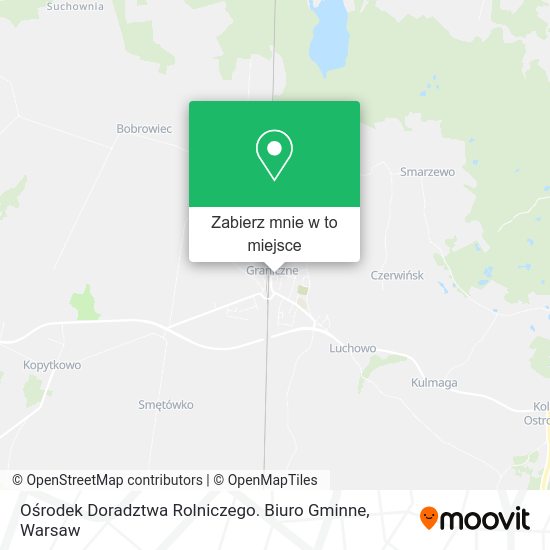 Mapa Ośrodek Doradztwa Rolniczego. Biuro Gminne