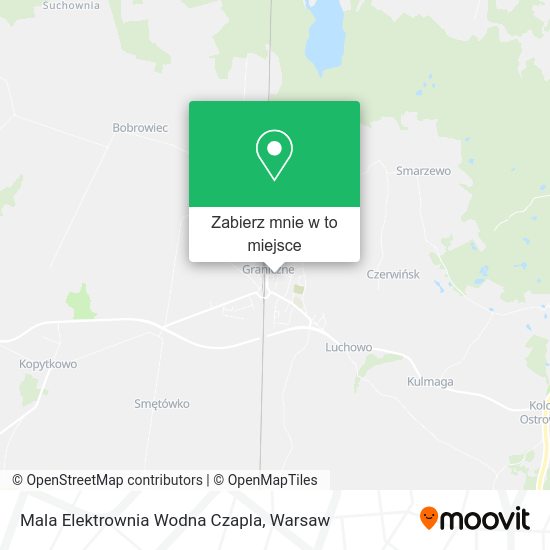 Mapa Mala Elektrownia Wodna Czapla