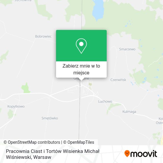 Mapa Pracownia Ciast i Tortów Wisienka Michał Wiśniewski