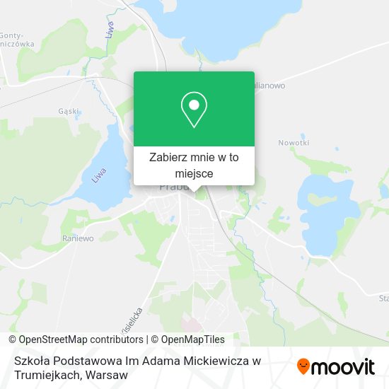 Mapa Szkoła Podstawowa Im Adama Mickiewicza w Trumiejkach