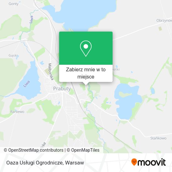 Mapa Oaza Usługi Ogrodnicze