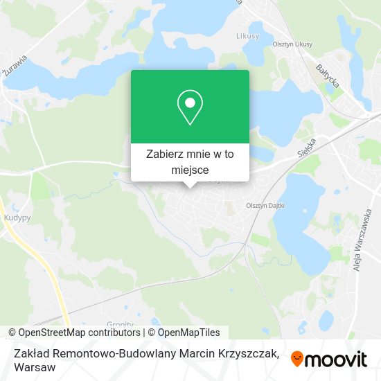 Mapa Zakład Remontowo-Budowlany Marcin Krzyszczak