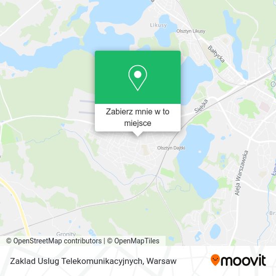 Mapa Zaklad Uslug Telekomunikacyjnych