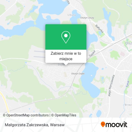 Mapa Małgorzata Zakrzewska