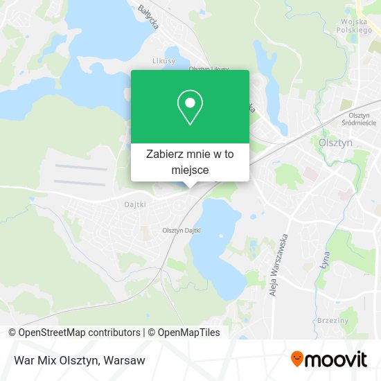 Mapa War Mix Olsztyn