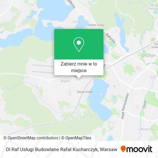 Mapa Ol Raf Usługi Budowlane Rafał Kucharczyk