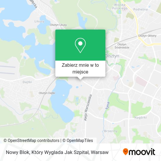 Mapa Nowy Blok, Który Wyglada Jak Szpital