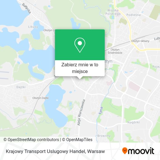 Mapa Krajowy Transport Uslugowy Handel