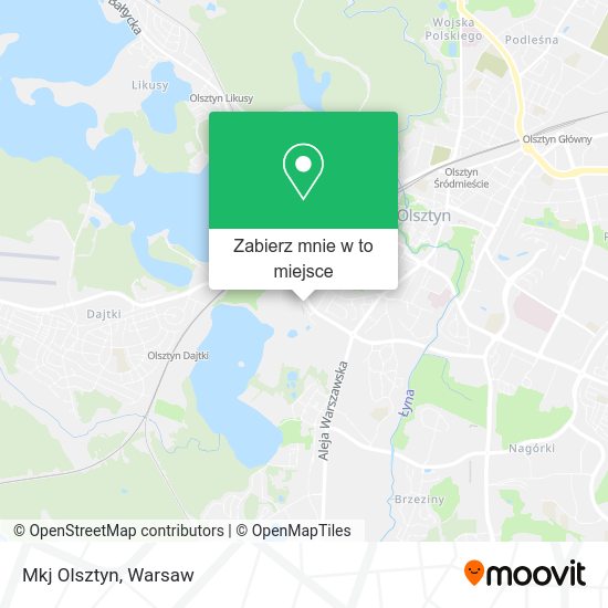 Mapa Mkj Olsztyn