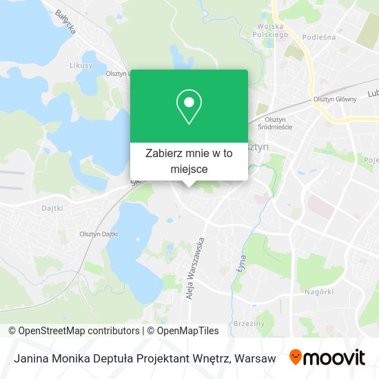 Mapa Janina Monika Deptuła Projektant Wnętrz