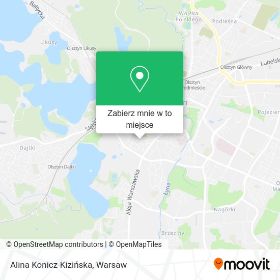 Mapa Alina Konicz-Kizińska