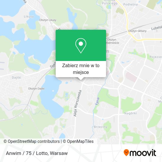 Mapa Anwim / 75 / Lotto