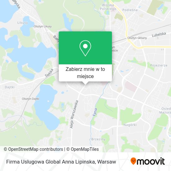 Mapa Firma Uslugowa Global Anna Lipinska