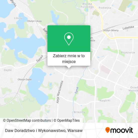 Mapa Daw Doradztwo i Wykonawstwo