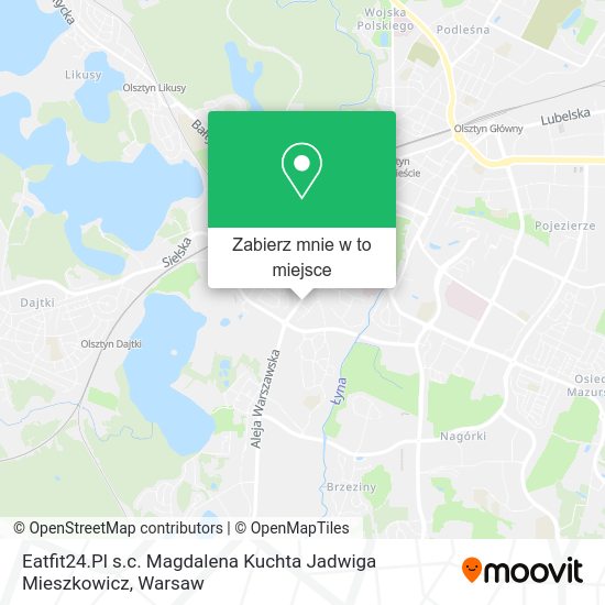 Mapa Eatfit24.Pl s.c. Magdalena Kuchta Jadwiga Mieszkowicz