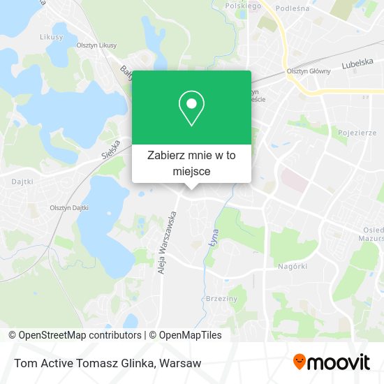 Mapa Tom Active Tomasz Glinka