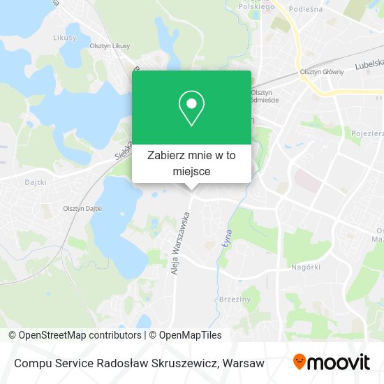 Mapa Compu Service Radosław Skruszewicz