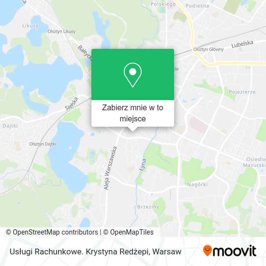 Mapa Usługi Rachunkowe. Krystyna Redżepi