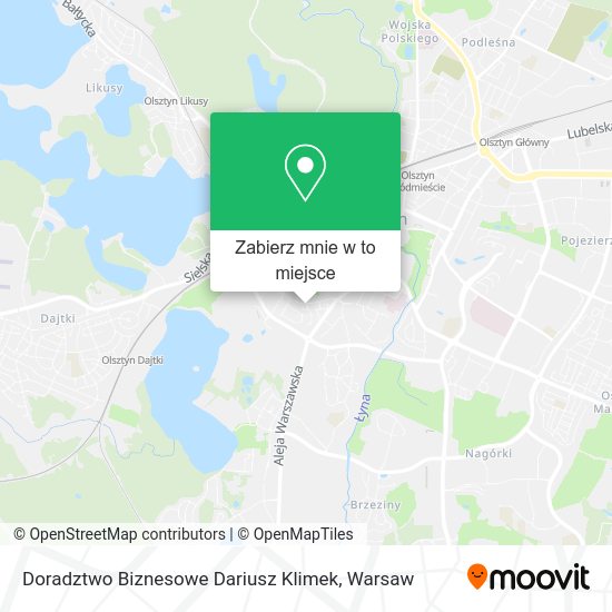 Mapa Doradztwo Biznesowe Dariusz Klimek