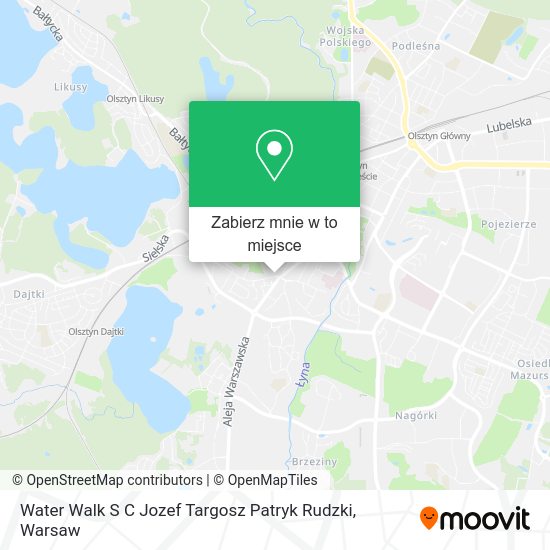 Mapa Water Walk S C Jozef Targosz Patryk Rudzki