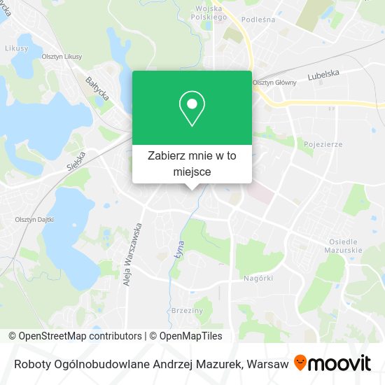 Mapa Roboty Ogólnobudowlane Andrzej Mazurek