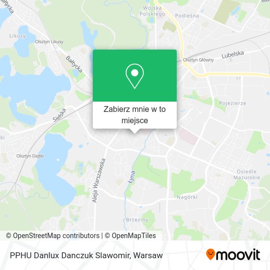 Mapa PPHU Danlux Danczuk Slawomir