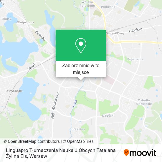 Mapa Linguapro Tłumaczenia Nauka J Obcych Tataiana Żylina Els