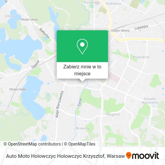 Mapa Auto Moto Holowczyc Holowczyc Krzysztof