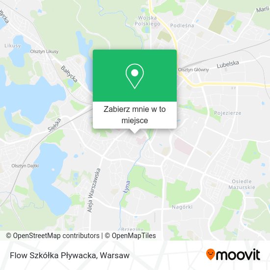 Mapa Flow Szkółka Pływacka