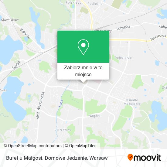 Mapa Bufet u Małgosi. Domowe Jedzenie