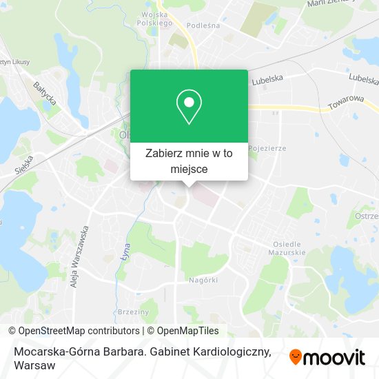 Mapa Mocarska-Górna Barbara. Gabinet Kardiologiczny