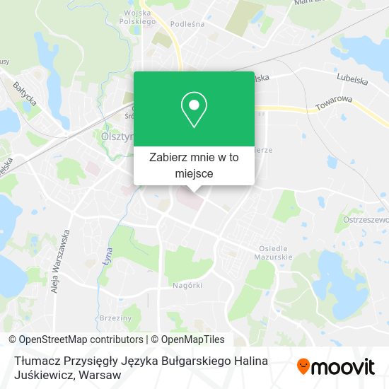 Mapa Tłumacz Przysięgły Języka Bułgarskiego Halina Juśkiewicz