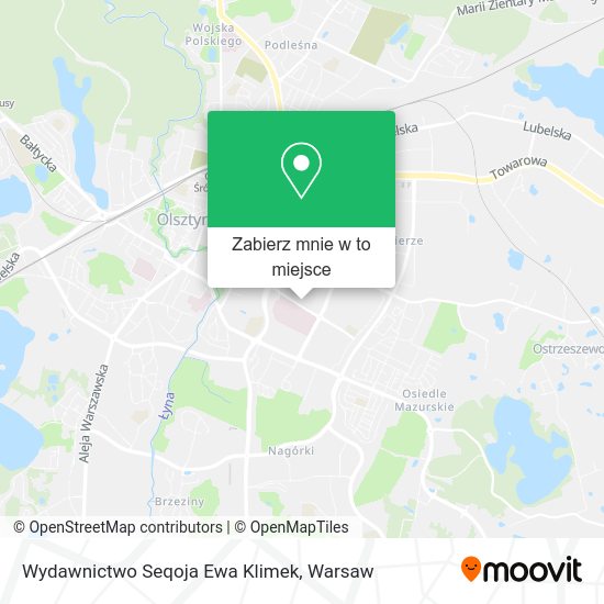 Mapa Wydawnictwo Seqoja Ewa Klimek