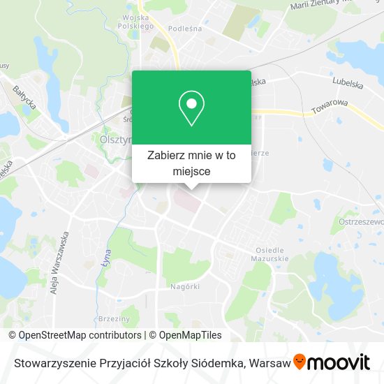 Mapa Stowarzyszenie Przyjaciół Szkoły Siódemka