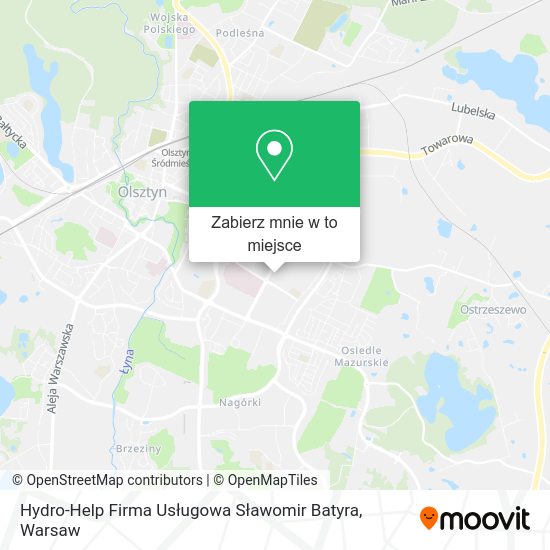 Mapa Hydro-Help Firma Usługowa Sławomir Batyra