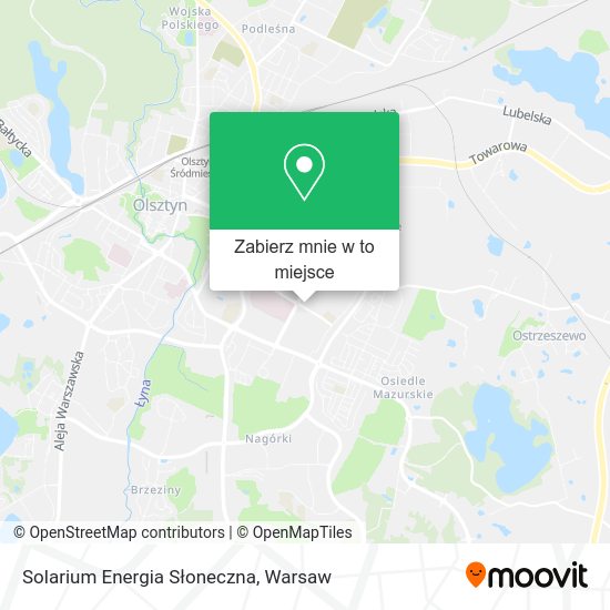 Mapa Solarium Energia Słoneczna