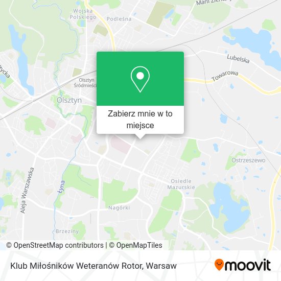 Mapa Klub Miłośników Weteranów Rotor