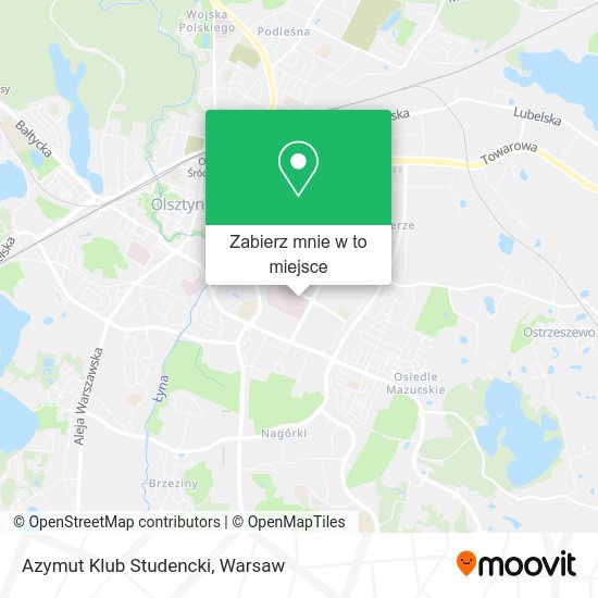 Mapa Azymut Klub Studencki