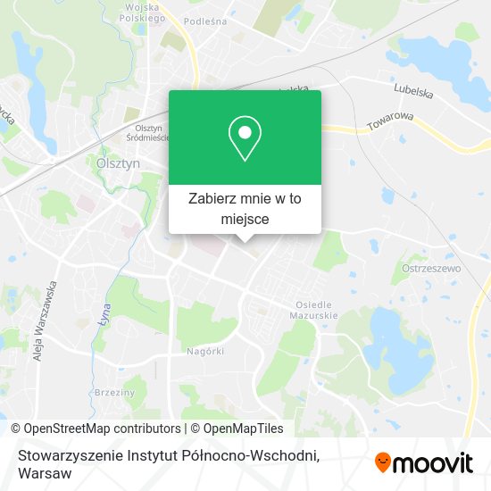 Mapa Stowarzyszenie Instytut Północno-Wschodni