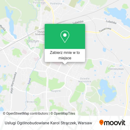 Mapa Usługi Ogólnobudowlane Karol Strączek