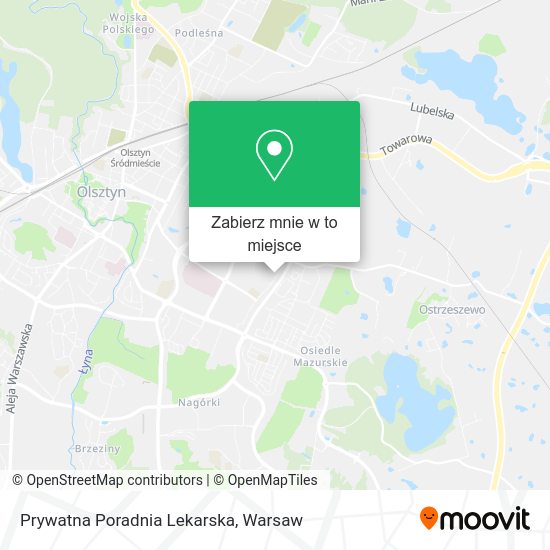 Mapa Prywatna Poradnia Lekarska