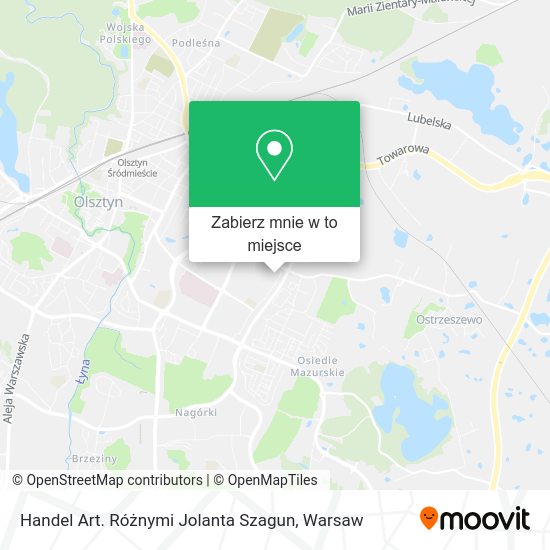 Mapa Handel Art. Różnymi Jolanta Szagun