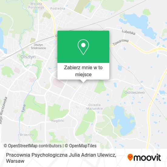 Mapa Pracownia Psychologiczna Julia Adrian Ulewicz