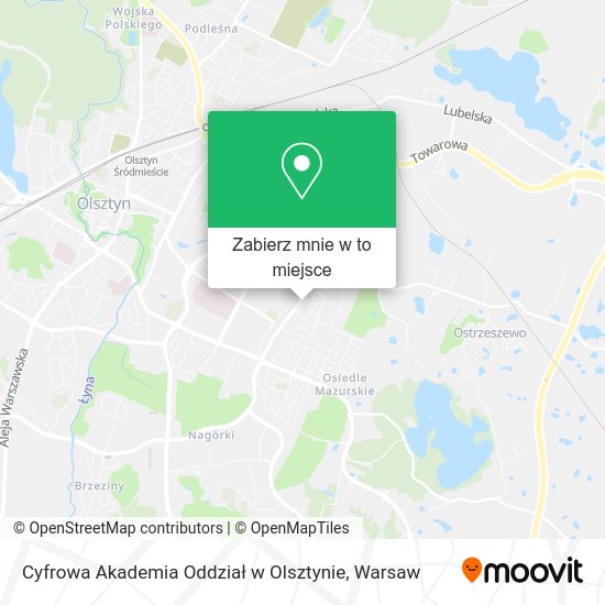 Mapa Cyfrowa Akademia Oddział w Olsztynie