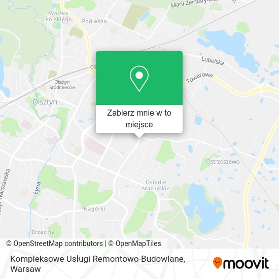 Mapa Kompleksowe Usługi Remontowo-Budowlane