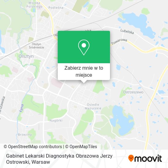 Mapa Gabinet Lekarski Diagnostyka Obrazowa Jerzy Ostrowski