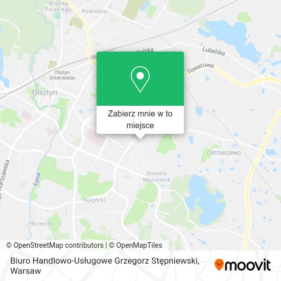 Mapa Biuro Handlowo-Usługowe Grzegorz Stępniewski